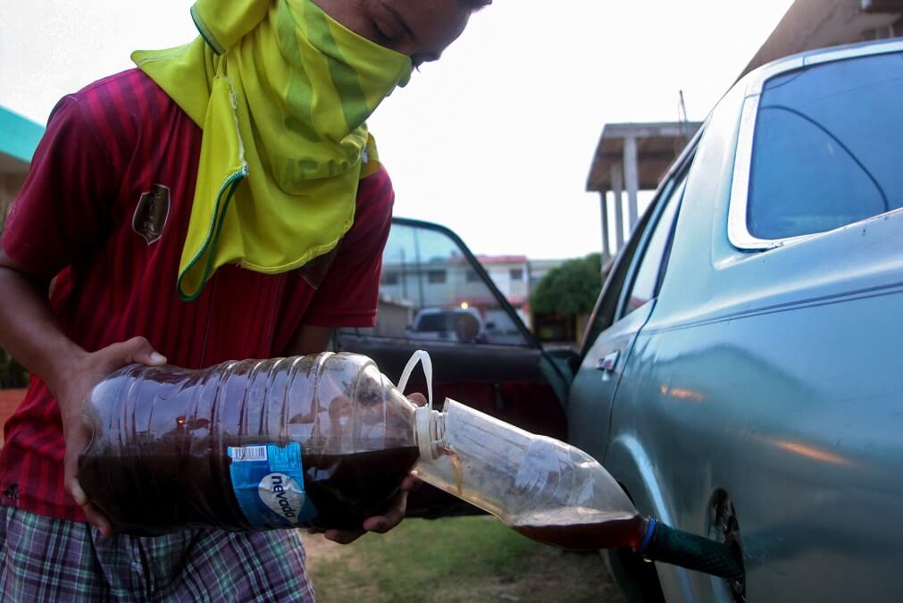 El contrabando de gasolina era un negocio lucrativo en el estado Zulia. Foto AFP