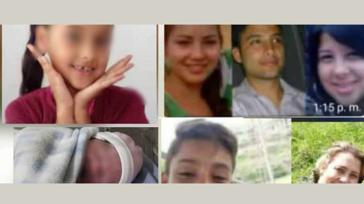 Familiares denuncian la desaparición de los integrantes de una familia. F