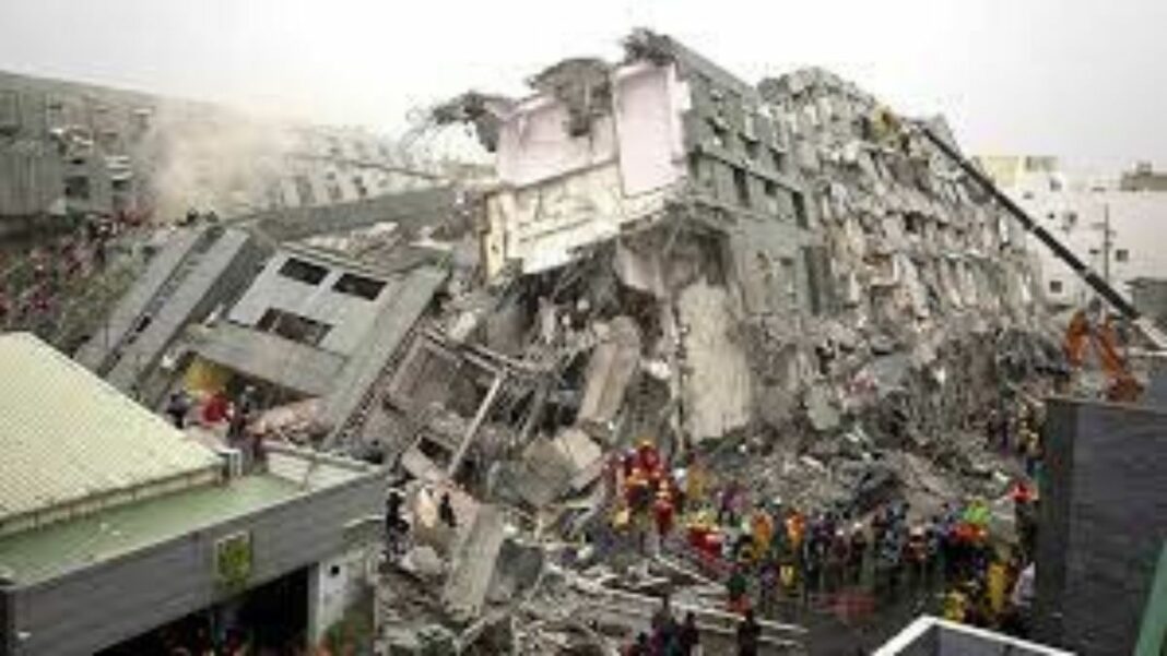 Las imágenes muestran la magnitud del terremoto.