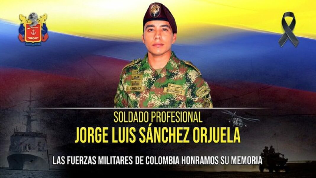 El soldado murió en una zona del Arauca. Foto cortesía