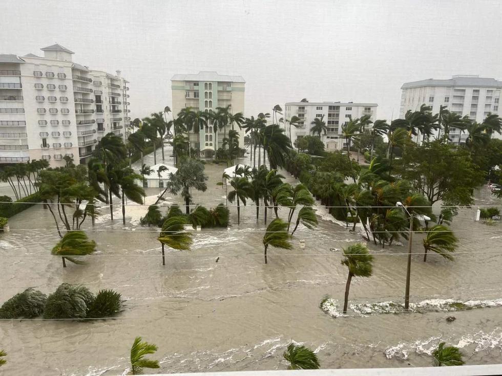 Paso del huracán Ian causa estragos en Florida y no ha tocado tierra.