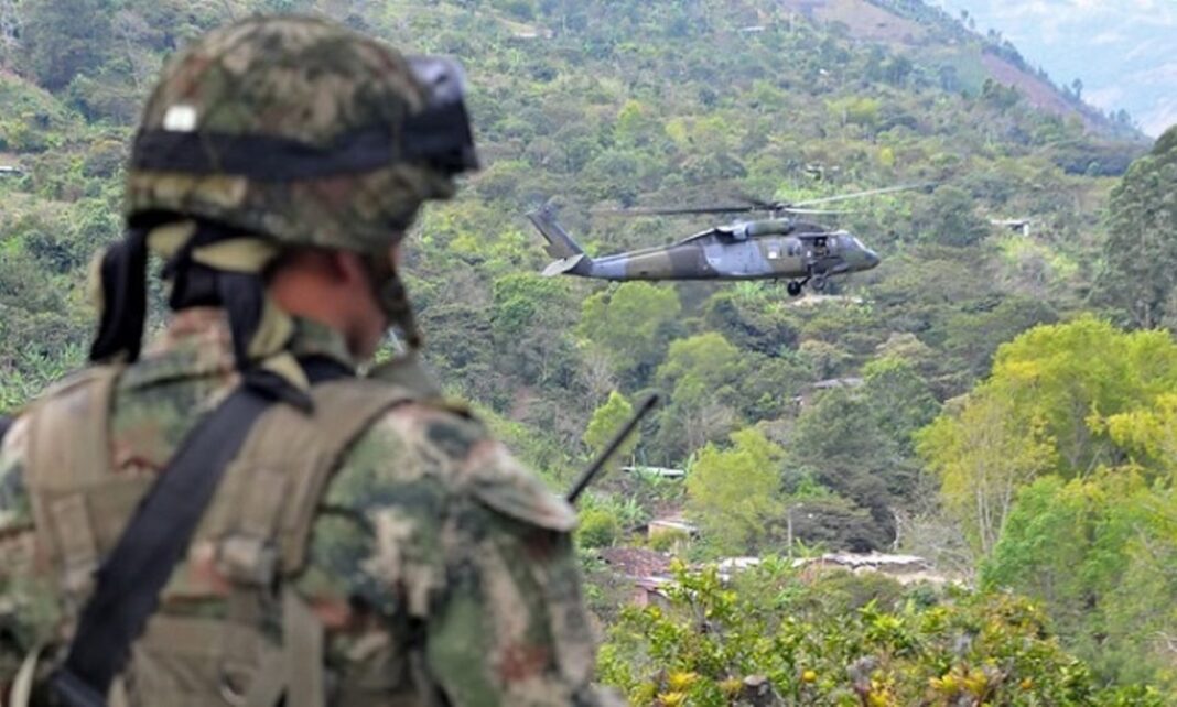 Combates entre el ejército colombiano y la guerrilla del ELN