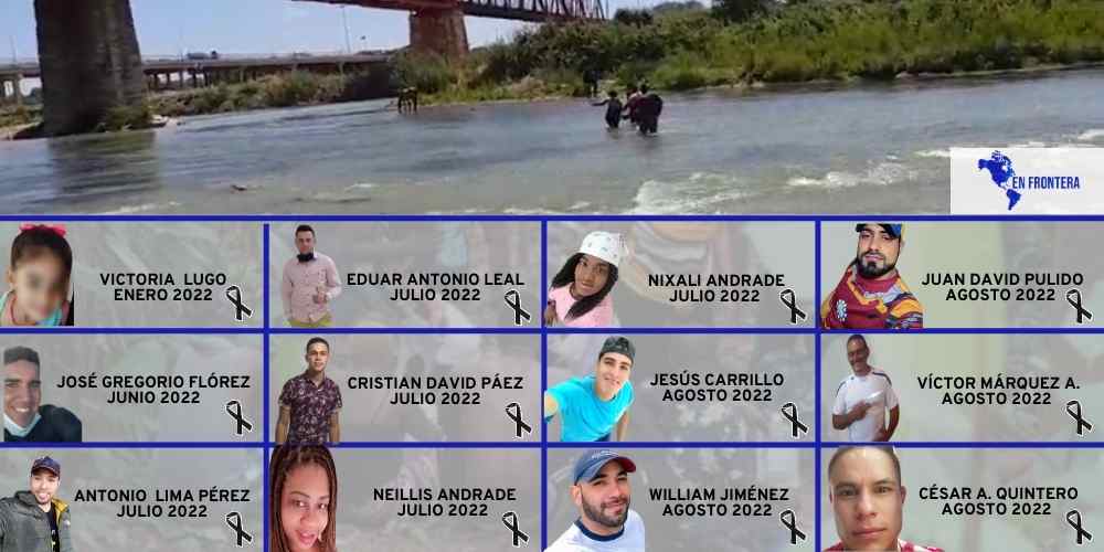 Estos son los fallecidos en el Río Bravo. 