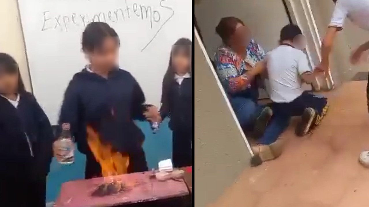 ¡EN LA MIRA! Autoridades investigan el grave accidente donde se quemaron niños y una profesora en colegio antioqueño (+ video fuerte)