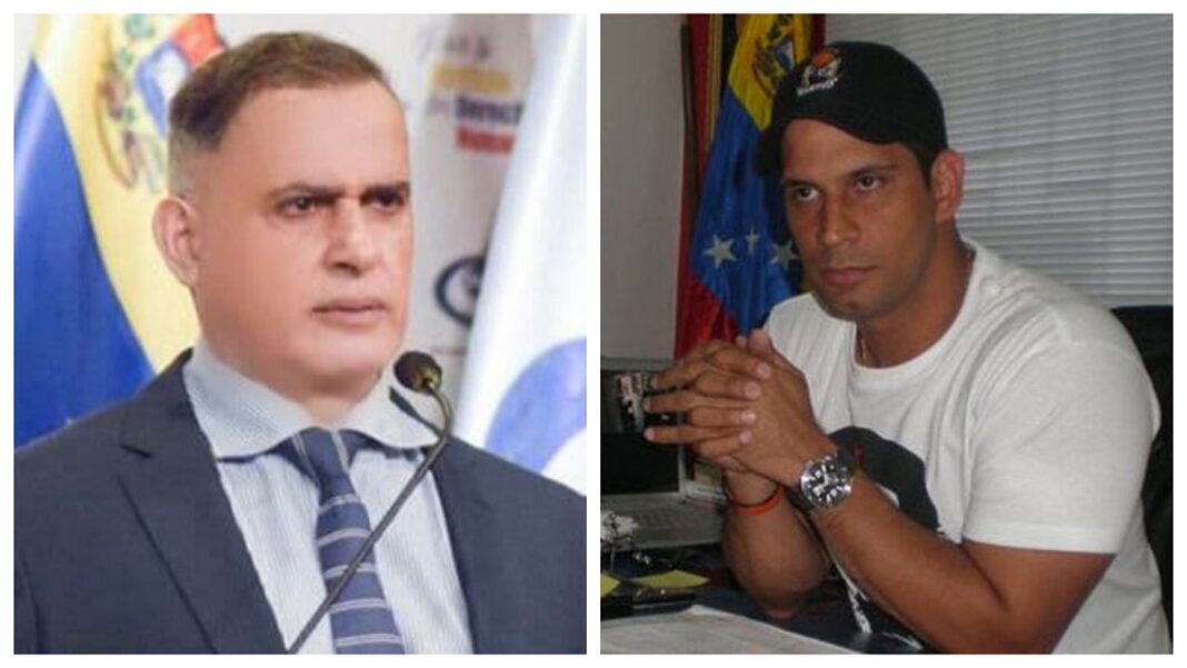 Tarek William Saab, fiscal general de Maduro y Jonnathan Marín, exalcalde de Guanta. Fotos cortesía