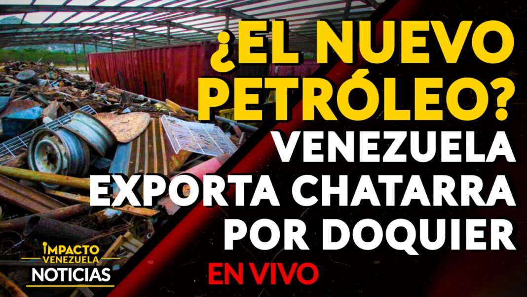 La exportación de chatarra es una fuente de ingresos para Venezuela. Foto. Referencial