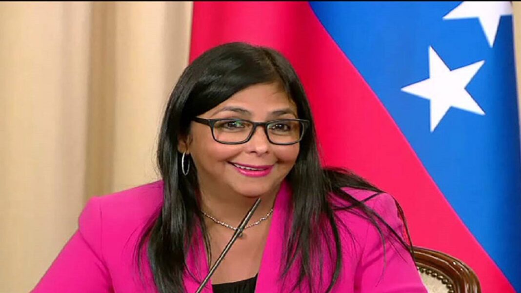 Delcy Rodríguez, vicepresidenta de Nicolás Maduro. Foto cortesía