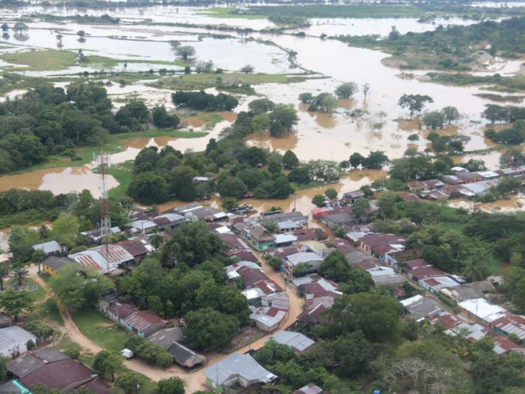 Más de 1.000 familias afectadas por las lluvias en Antioquia