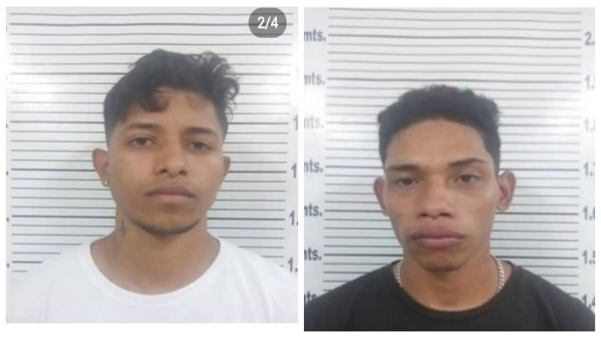Leonardo Javier Barazarte Solís (30), apodado Guasón y Yeiquer José Méndez Hernández (22), están detenidos por el delito de trata de personas. Fotos cortesía