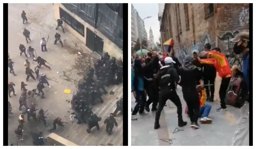 Protestas en Bogotá: disturbios por violencias contra la policía (+ videos)
