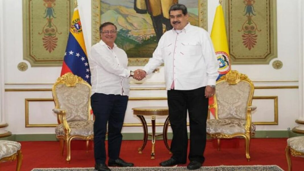 Gustavo Petro estuvo de visita recientemente en Caracas. Foto cortesía