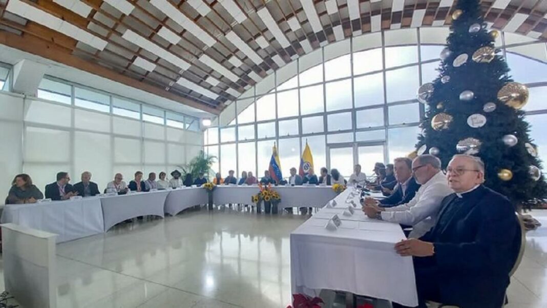 El diálogo de paz se reanudó en Caracas esta semana. Foto cortesía