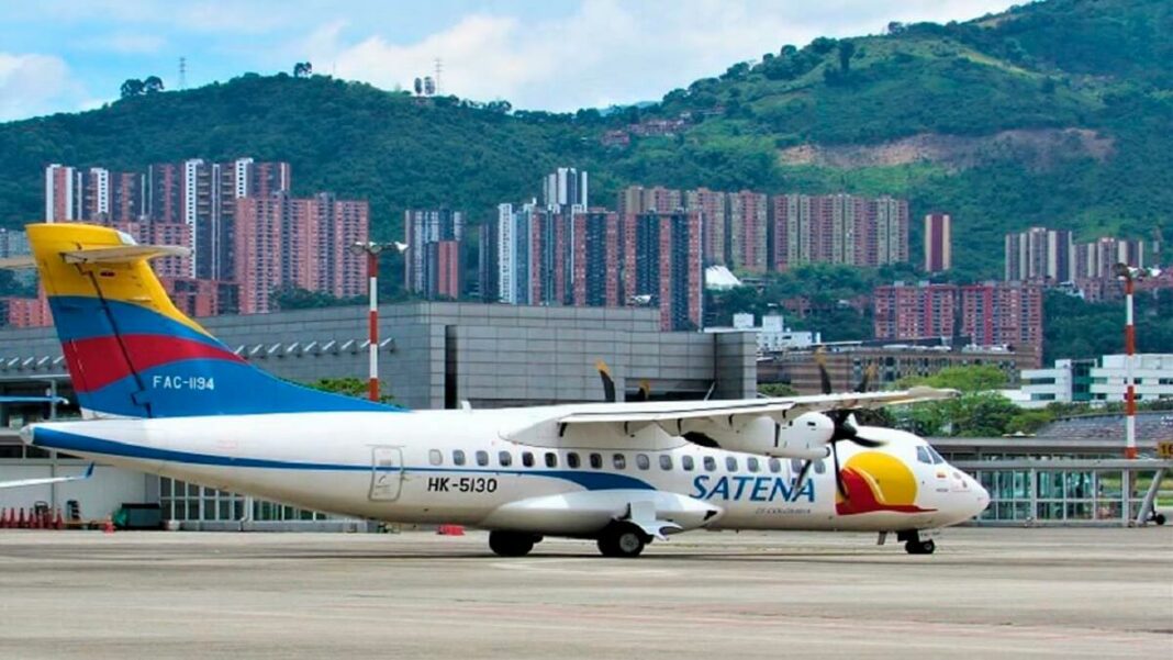 Por Colombia, la empresa encargada de hacer los vuelos es Satena. Foto cortesía
