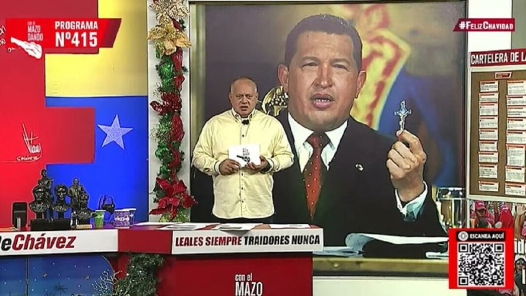 Diosdado Cabello emitió su último programa del año. Foto cortesía