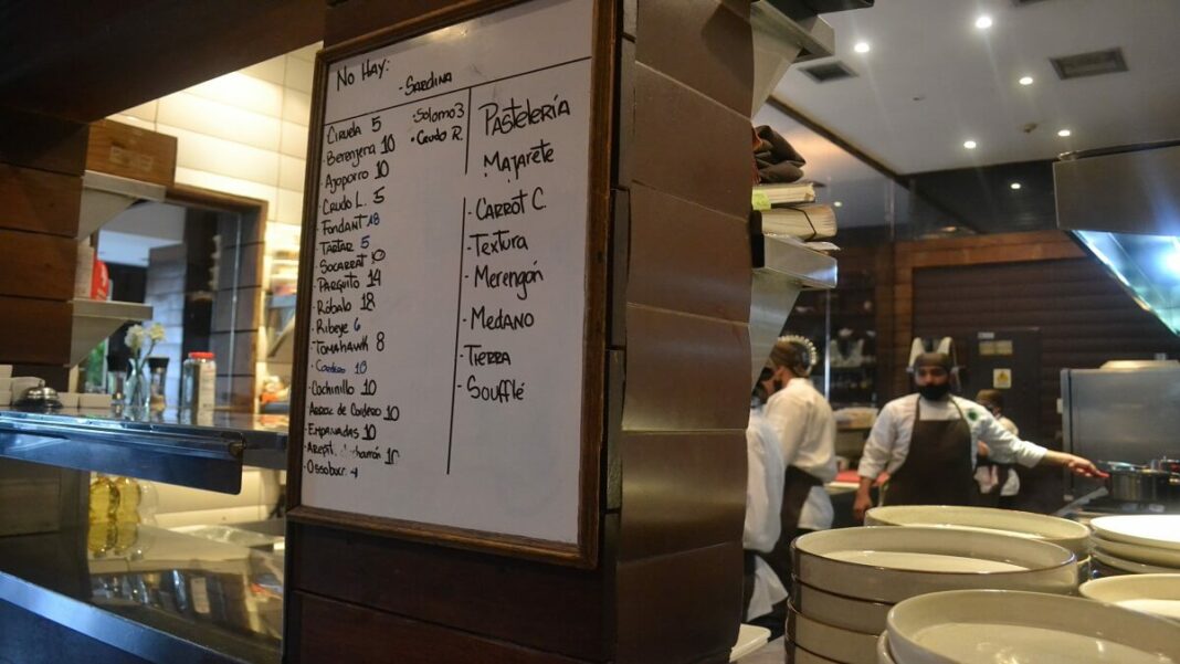 El sector de los restaurantes pérdidas por los controles de precios. Foto referencial