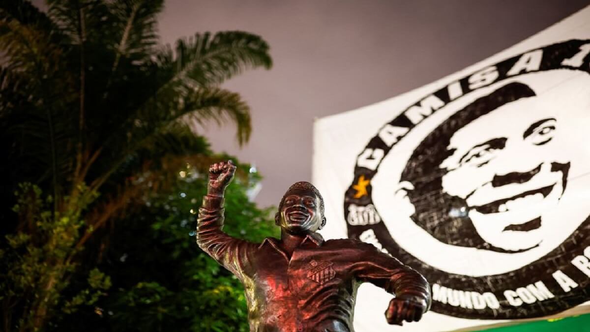 El emblemático estadio de Santos recibirá los restos de Pelé. Foto cortesía