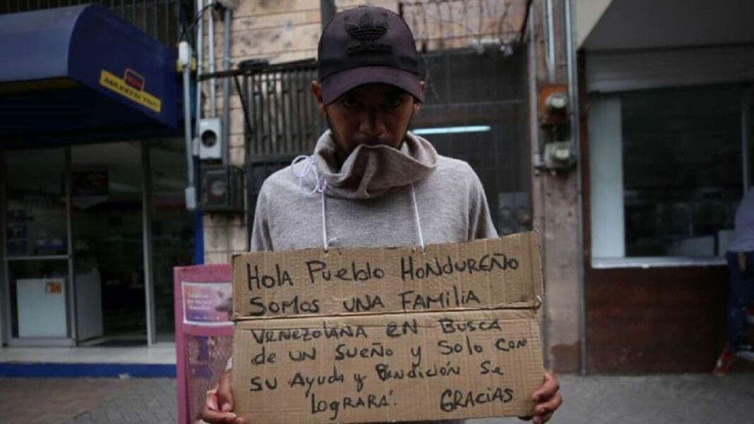 El aumento de migrantes venezolanos en Honduras es increíble. Foto cortesía El Heraldo