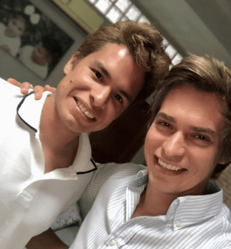 Carlos Baute y su hijo el día que anunció que se habían reencontrado. Foto Instagram