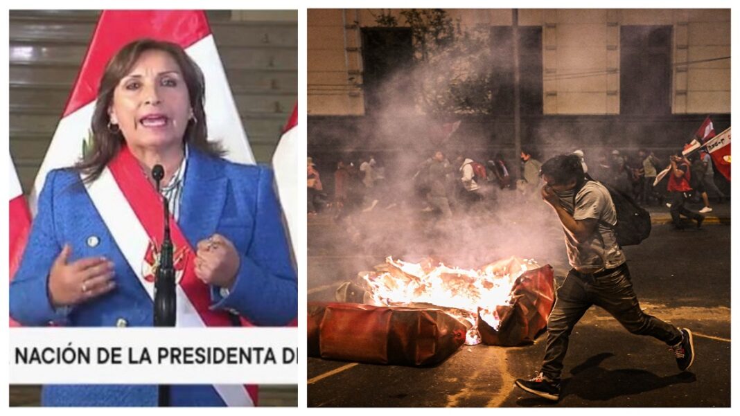 Las protestas ocasionaron la declaración de emergencia en varios departamentos de Perú. Fotos AFP y cortesía