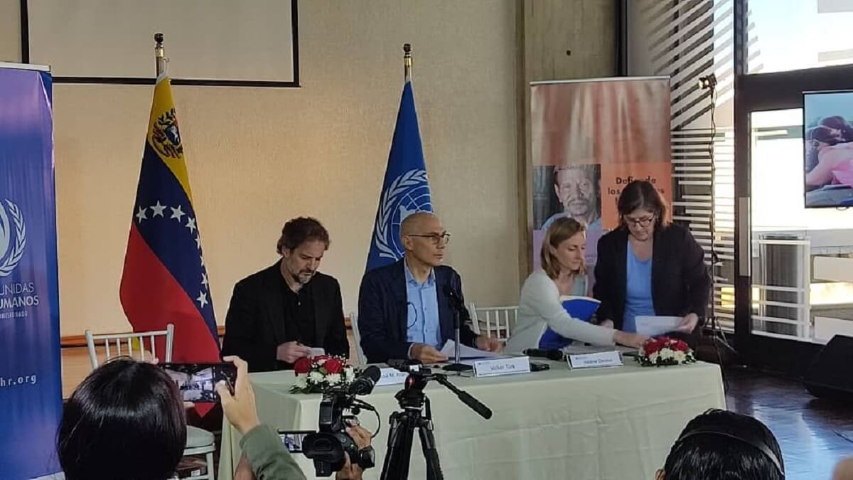 Volker Turk anunció la prórroga de la permanencia de su oficina en Venezuela. Foto Impacto Venezuela
