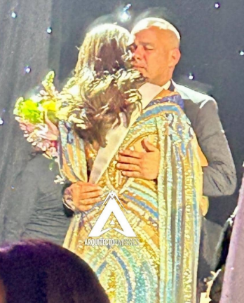 Rafael Dudamel felicitó a su hija por el desempeño. Foto Instagram Arquitecto de Misses