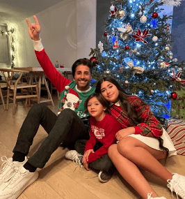 Renny Donoso con sus hijos. Foto Instagram