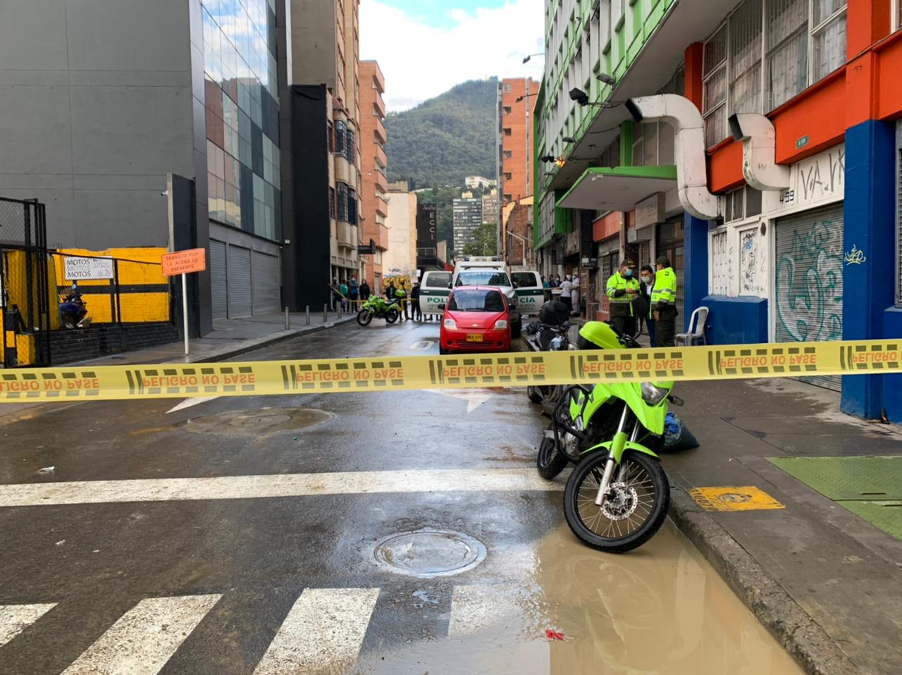 Balacera en Bogotá por ataque sicarial