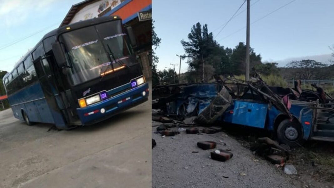 Al menos 11 venezolanos viajaban en el autobús que cayó por un precipicio.