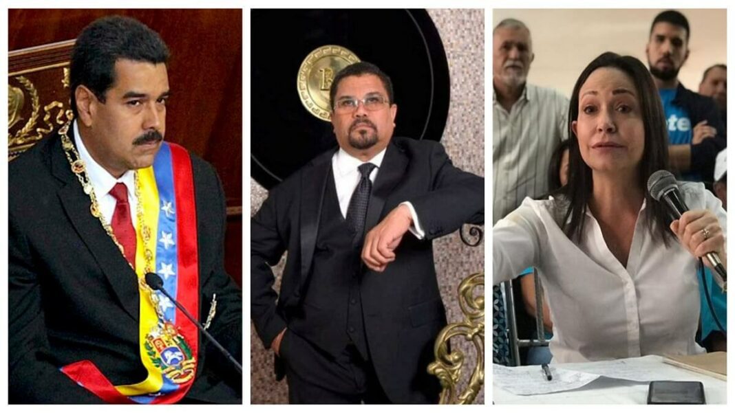 Maduro, machado y Rausseo son los menos rechazados entre los venezolanos. fotos cortesía