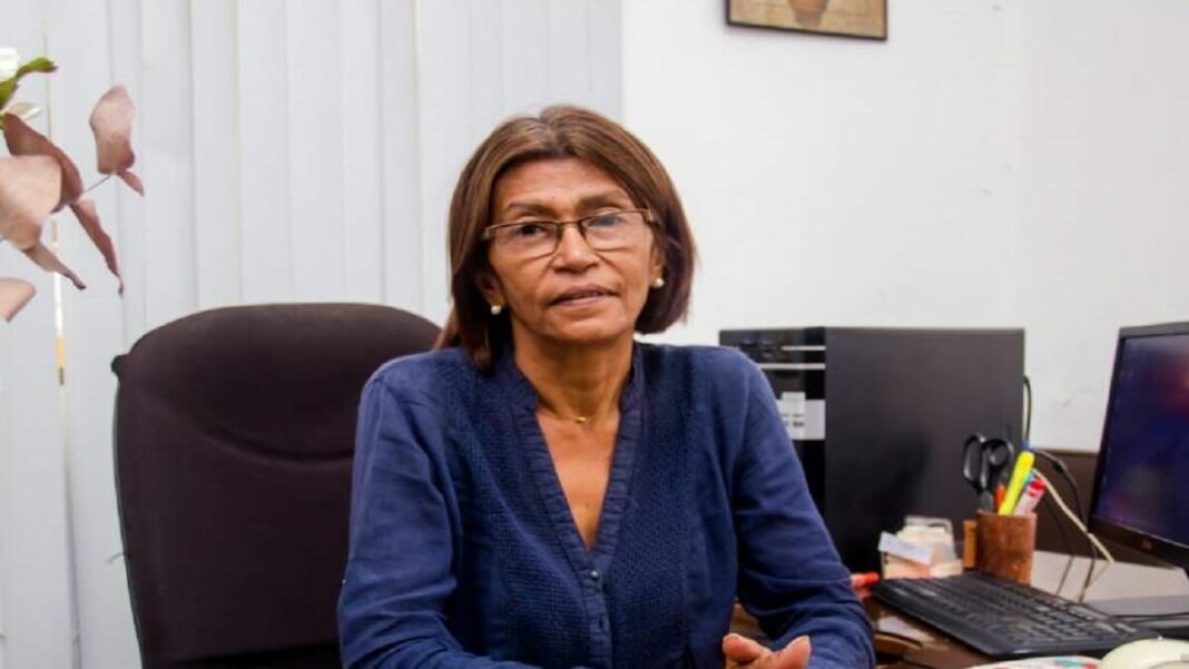 Ana Rosario Contreras, presidenta del Colegio de Enfermeras de Caracas. Foto cortesía