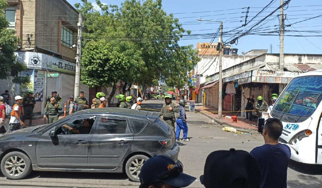 Atacan con granada en el centro de Cúcuta
