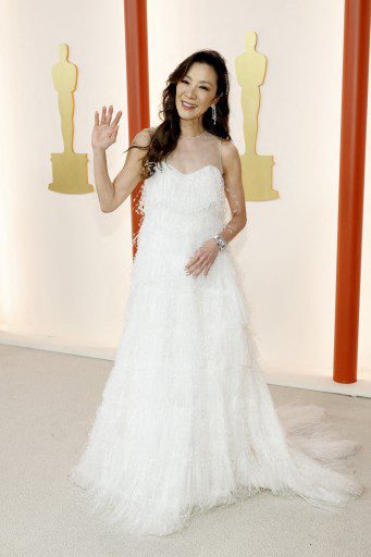Michelle Yeoh hizo historia al ganar el Oscar como mejor actriz. Foto AFP