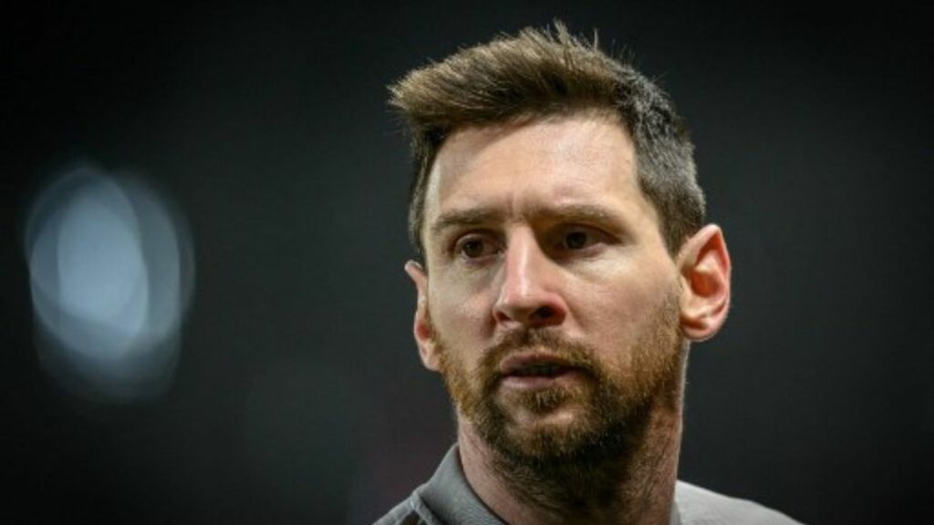 El astro Leo Messi .
