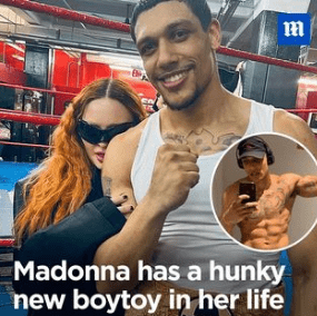 Madonna y el entrenador. Foto Instagram