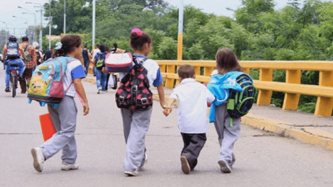 Los niños corren muchos riesgos en la frontera. Foto referencial
