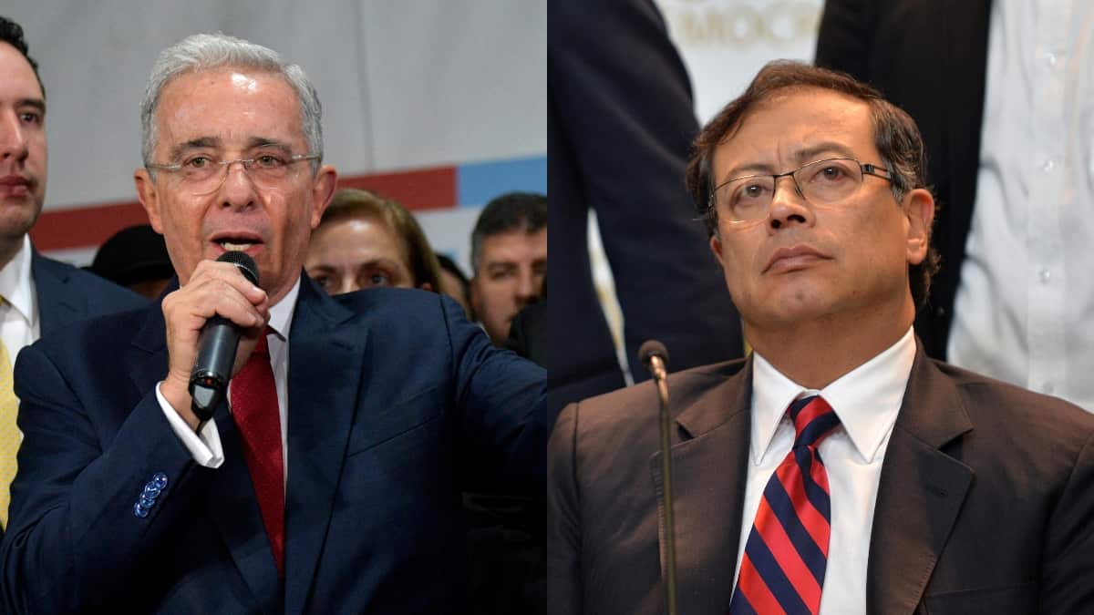 Álvaro Uribe defiende a Gustavo Petro