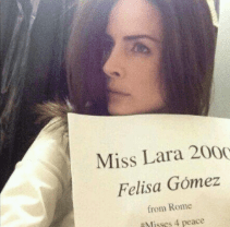 La ex Miss Lara, Felisa Gómez, participó en varias causas. Foto Instagram