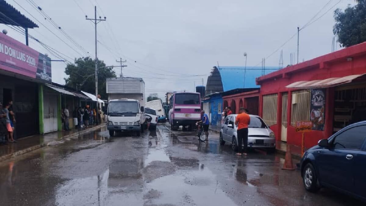 Las lluvias han afectado varias comunidades en Lara. Foto cortesía