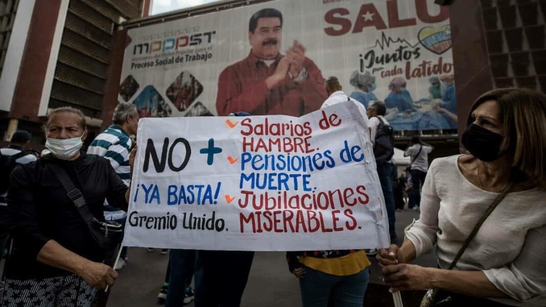 Las principales protestas de los trabajadores en Venezuela se refieren a los bajos sueldos. Foto referencial