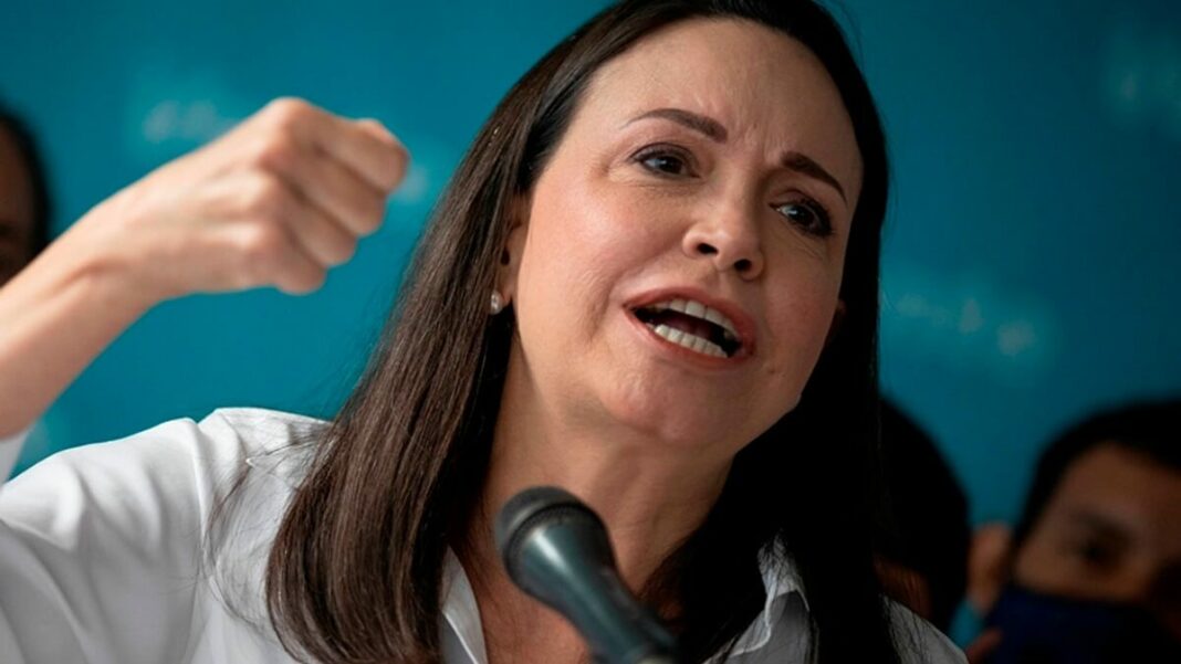 María Corina Machado, precandidata por Vente Venezuela a las primarias. Foto cortesía