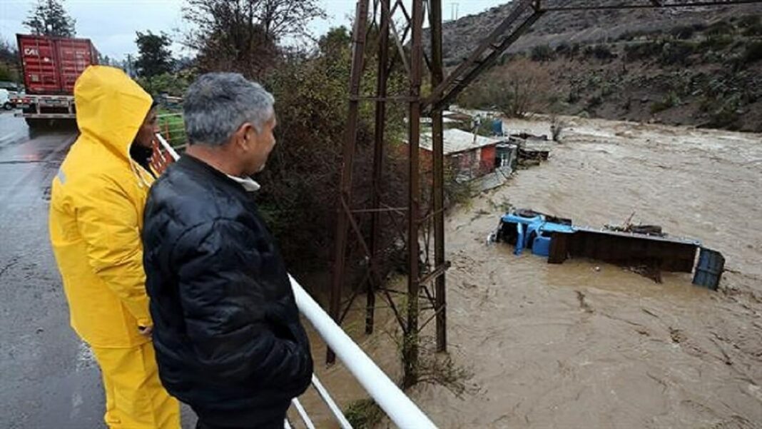 Son las peores precipitaciones caídas en Chile en décadas. Foto cortesía