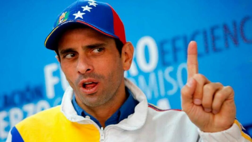 Exgobernador de Miranda, Henrique Capriles. Foto cortesía
