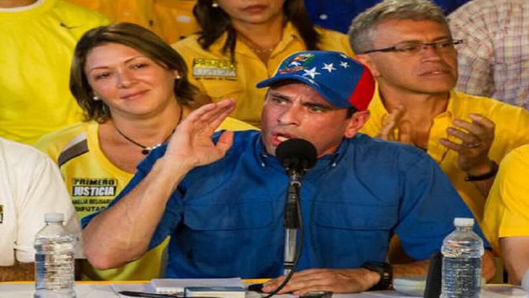 Capriles se reunió con dirigentes regionales del partido. Foto cortesía