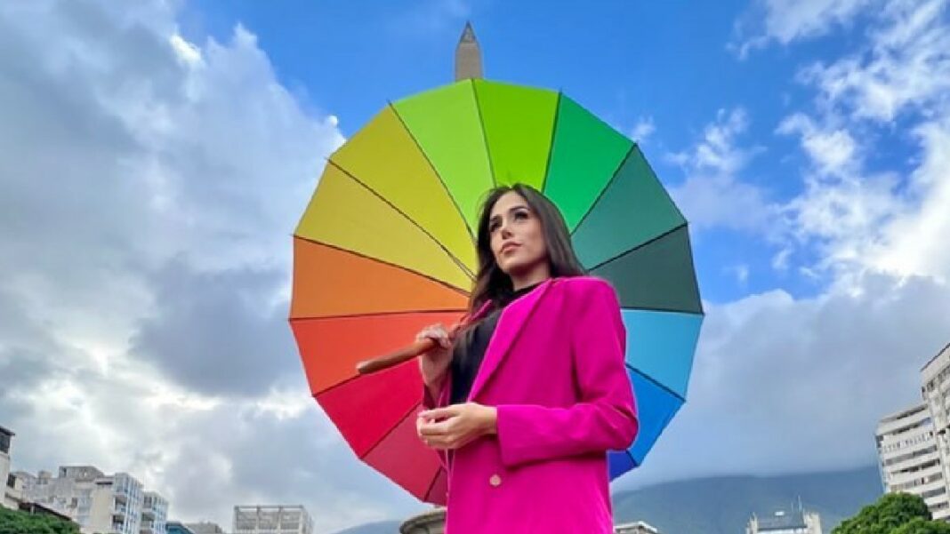 Así fue como Miss Venezuela 2022 acompañó la marcha del orgullo gay (video)