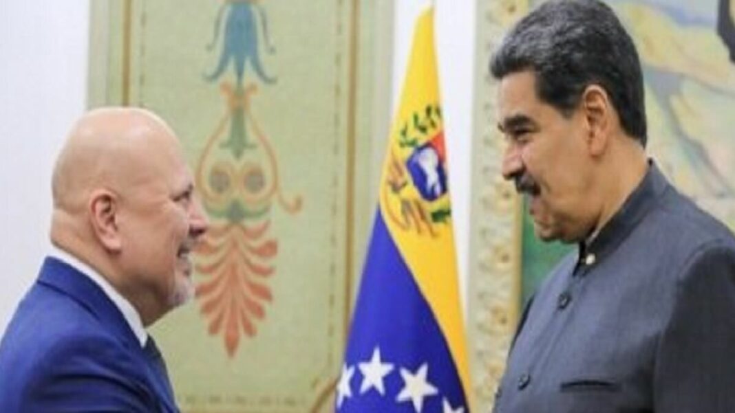 Karim Khan y Nicolás Maduro han sostenido varios encuentros. Foto cortesía