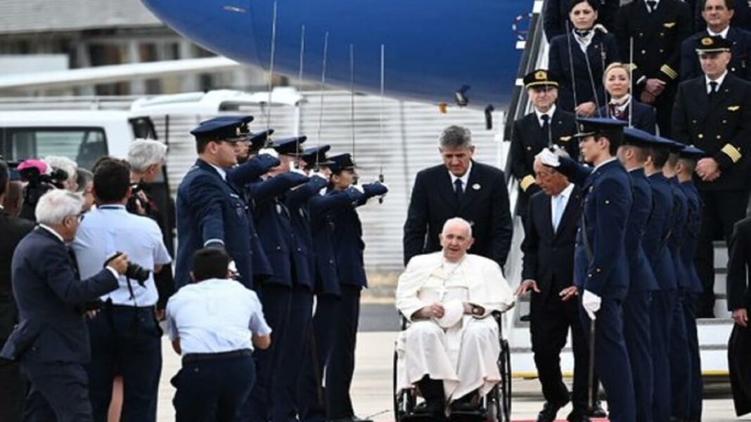 El papa ya estuvo en Portugal en el 2017. Foto AFP