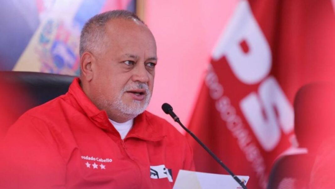 El primer vicepresidente del Partido Socialista Unido de Venezuela, Diosdado Cabello