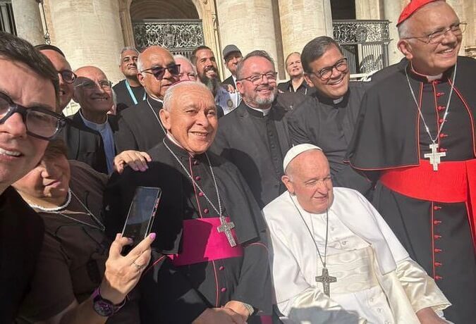 Representantes del clero venezolanos se han reunido con el papa Francisco. Foto cortesía