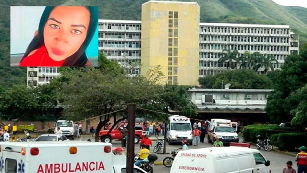 La víctima Katherin Dayana presentaba 90 % de su cuerpo quemado, por lo que fue trasladada hasta el Hospital Central de Maracay.
