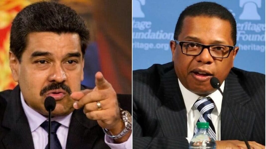 Nicolás Maduro y Brian Nichols. Fotos cortesía